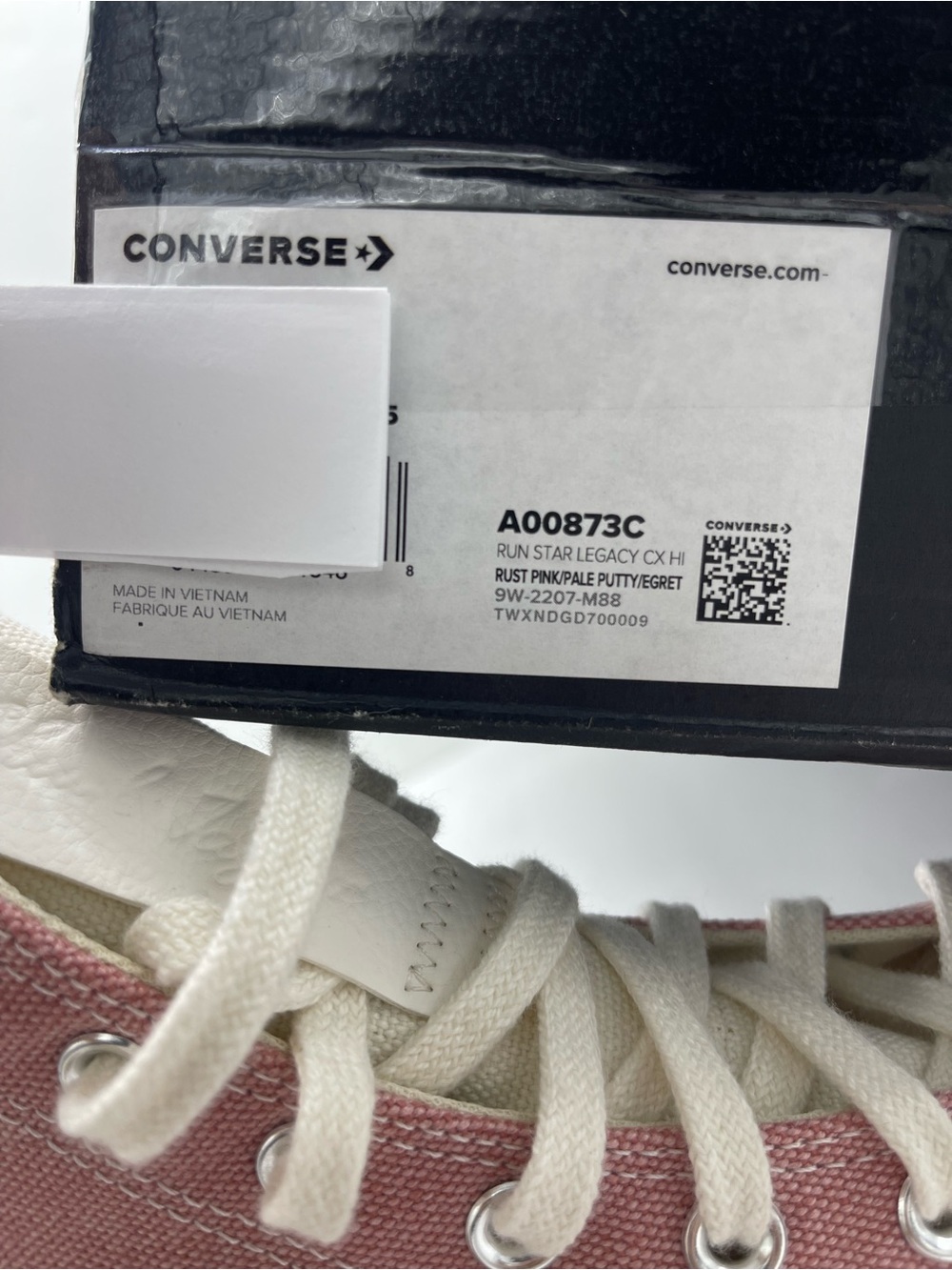 Converse Men RUN STAR LEGACY CX HI RUST PINK/PALE PUTTY/EGRET Platform Sneakers - Picture 16 of 16